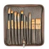 Professional Chinese Calligraphy Brush Set with Case