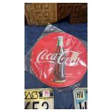 License Plate Collection & Coca-Cola Sign