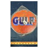 Gulf & Champion Spark Plugs Signs - Automotive Decor Set