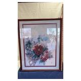 Chinese Peony Watercolor Art Print