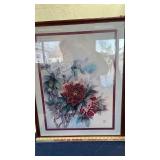 Chinese Peony Watercolor Art Print