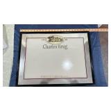 1961 Napa Valley Mirror in Black Frame