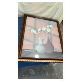 Signed Still Life Floral Vase Print by Botticelli