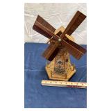 Decorative Dutch Windmill piggy bank