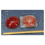 Red Glass Hummingbird Feeder