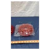 Red Glass Hummingbird Feeder