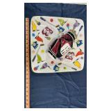 Decorative golf theme Ceramic Serving Dish