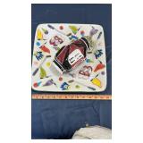 Decorative golf theme Ceramic Serving Dish