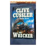 Clive Cussler hardcover books 2, and 1 hard cover book by Harlan Coben