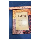 Love Faith Inspirational Wall Plaques Set