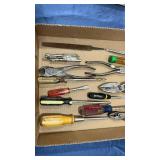 Mixed Hand Tool Collection with Tin Snips