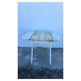 White Painted Drop Leaf Table