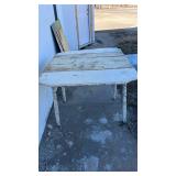 White Painted Drop Leaf Table