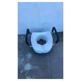 Raised Toilet Seat with Handles
