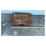 Pacific Railroad Wooden Storage Box