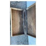 Pacific Railroad Wooden Storage Box