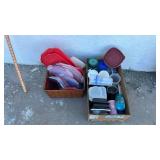 Mixed Food Storage Container Lot with Specialty Cups