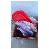 Mixed Food Storage Container Lot with Specialty Cups