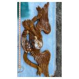 American Eagle Wall Art with Stars and Stripes hollowed foam