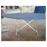 Metal Ironing Board with Blue Cover