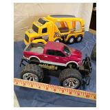 Monster Truck Toy Lot - Ram 1500, Crocodile & Car Carrier