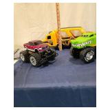 Monster Truck Toy Lot - Ram 1500, Crocodile & Car Carrier