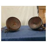 1940s Industrial Metal Desk Lamp