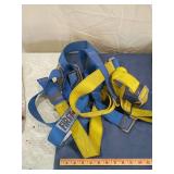 2 safety harness 2 single tool bag leather