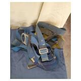 2 safety harness 2 single tool bag leather