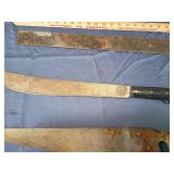 Hand Saw machete and square
