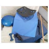 Exercise Equipment Set - Back Joy Seat, Balance Ball and Jump Rope