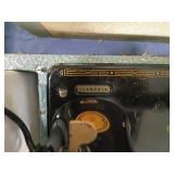 1949 Singer Sewing Machine with Case - Model BAJ3-8