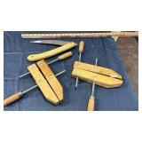 Wooden Woodworking Clamps Set
