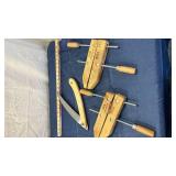 Wooden Woodworking Clamps Set