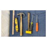 Mixed Hand Tool Set with Hammers and Screwdrivers