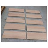 Stair Treads, Oak, 10 Pcs, 36 Inches Wide