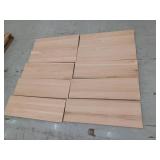 Stair Treads, Oak, 10 Pcs, 36 Inches Wide