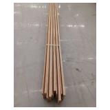 10 Pieces Oak Base, 8ft L x 2 13/16 H, 80 Linear Feet