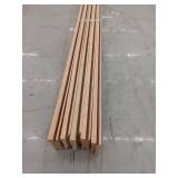 10 Pieces Oak Base, 8ft L x 2 13/16 H, 80 Linear Feet