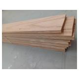 10 Pieces Oak Base, 8ft L x 2.75 H, 80 Linear Feet