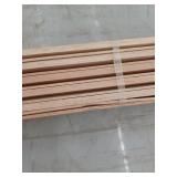 10 Pieces Oak Base, 8ft L x 2.75 H, 80 Linear Feet