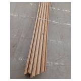 10 Pieces Oak Base, 8ft L x 2 13/16  H, 80 Linear Feet