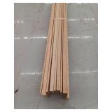 10 Pieces Oak Casing, 7ft 5/8 L x 2 5/16 H, 70 Linear Feet