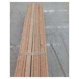 10 Pieces Oak Casing, 7ft 5/8 L x 2 5/16 H, 70 Linear Feet