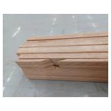 10 Pieces Oak Casing, 7ft 5/8 L x 2 5/16 H, 70 Linear Feet
