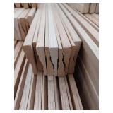 10 Pieces Oak Casing, 7ft 5/8 L x 2 5/16 H, 70 Linear Feet