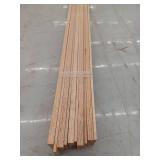 10 Pieces Oak Casing, 7ft L x 2 5/16 H, 70 Linear Feet