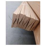 10 Pieces Oak Casing, 7ft L x 2.25 H, 70 Linear Feet