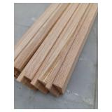 10 Pieces Oak Casing, 7ft L x 2 3/16 H, 70 Linear Feet