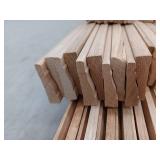 10 Pieces Oak Casing, 7ft L x 2 3/16 H, 70 Linear Feet